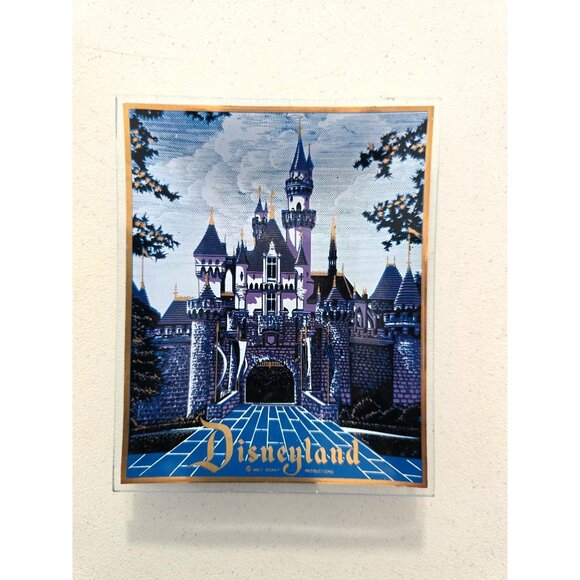 Disneyland Tray Dish Trinket Walt Disney Productions Cinderella Castle - Picture 1 of 4